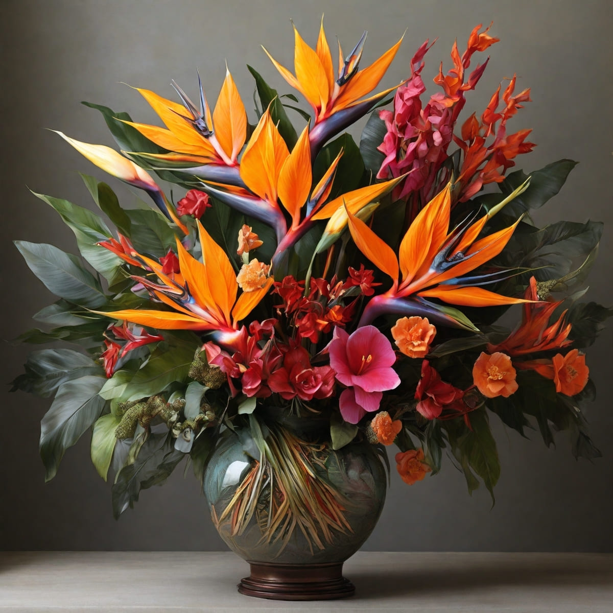 Exotic Flair with Tropical Blooms