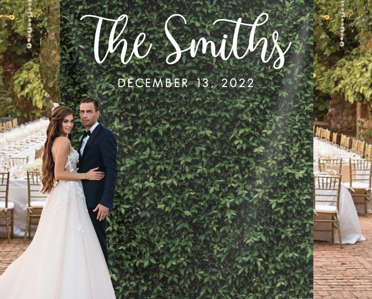 Personalized Ceremony Backdrop