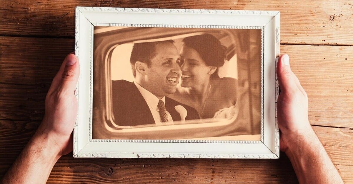 Leather Engraved Photo