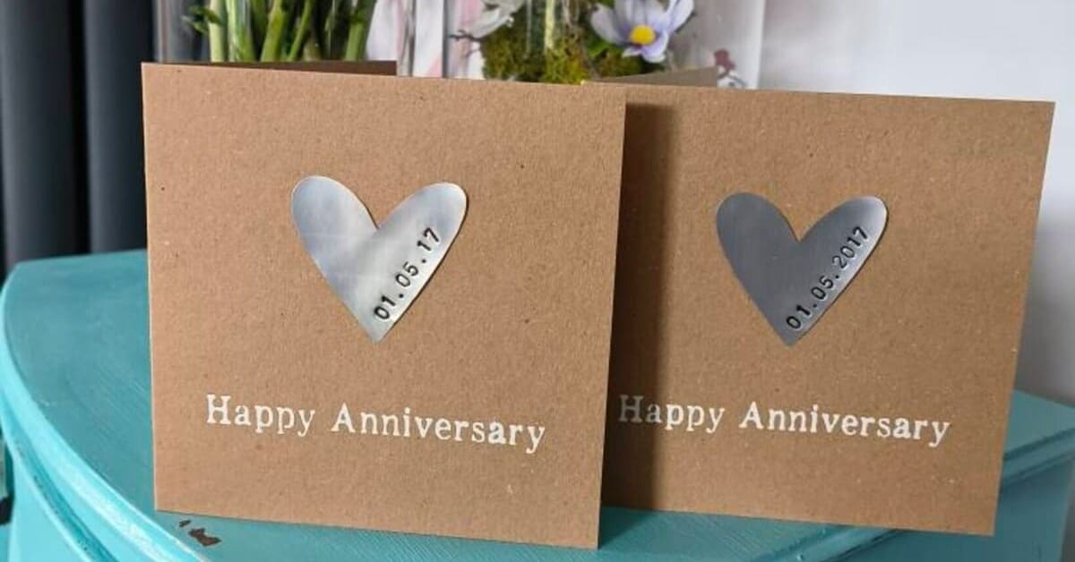 Personalised 6th Iron Anniversary Card