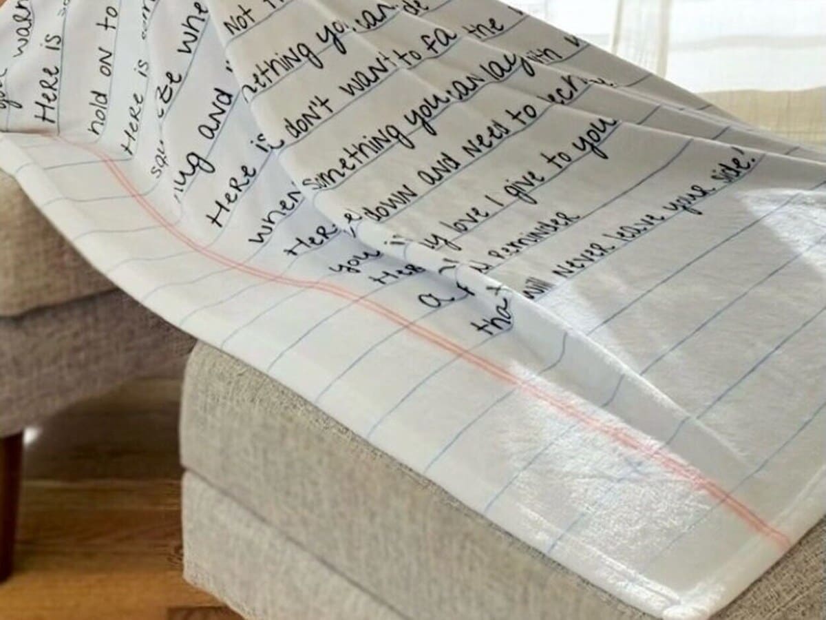 Handwritten Note Blanket